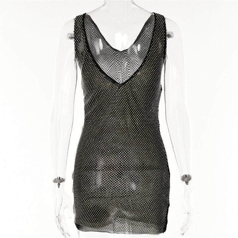 Glitter Diamond Shiny Women Dress