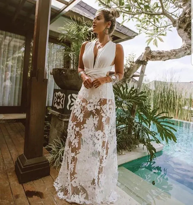 Long Lace Dress