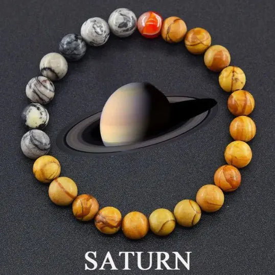 Fashion Jewelry Eight Planets Natural Stone Bracelet