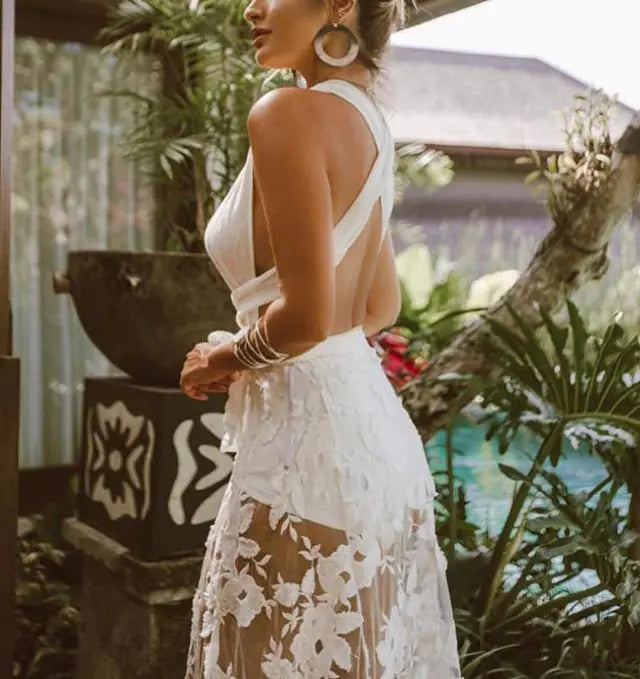 Long Lace Dress