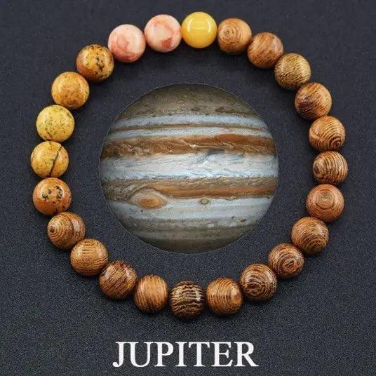 Fashion Jewelry Eight Planets Natural Stone Bracelet