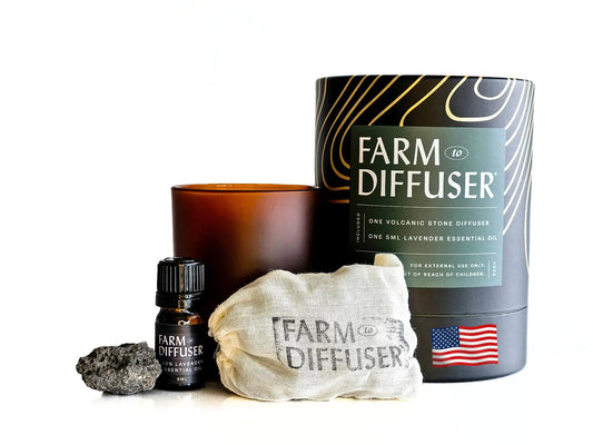 Lava Stone Diffuser Set – Natural & Cordless Aromatherapy