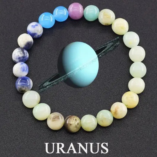 Fashion Jewelry Eight Planets Natural Stone Bracelet