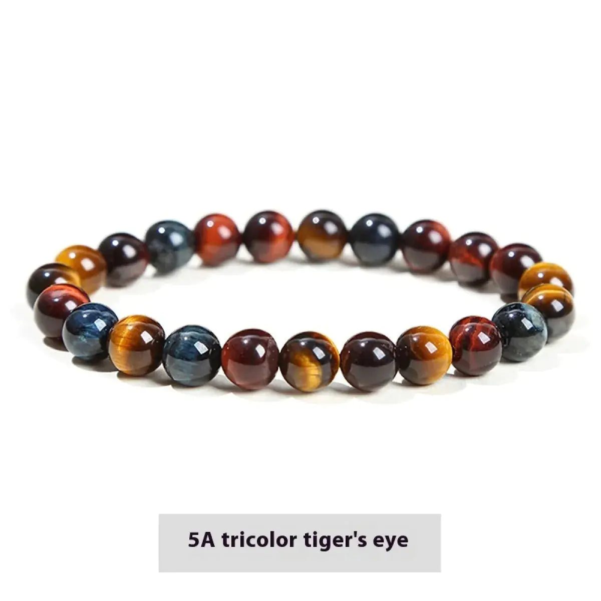 Natural Crystal Agate Tiger Eye Bracelet