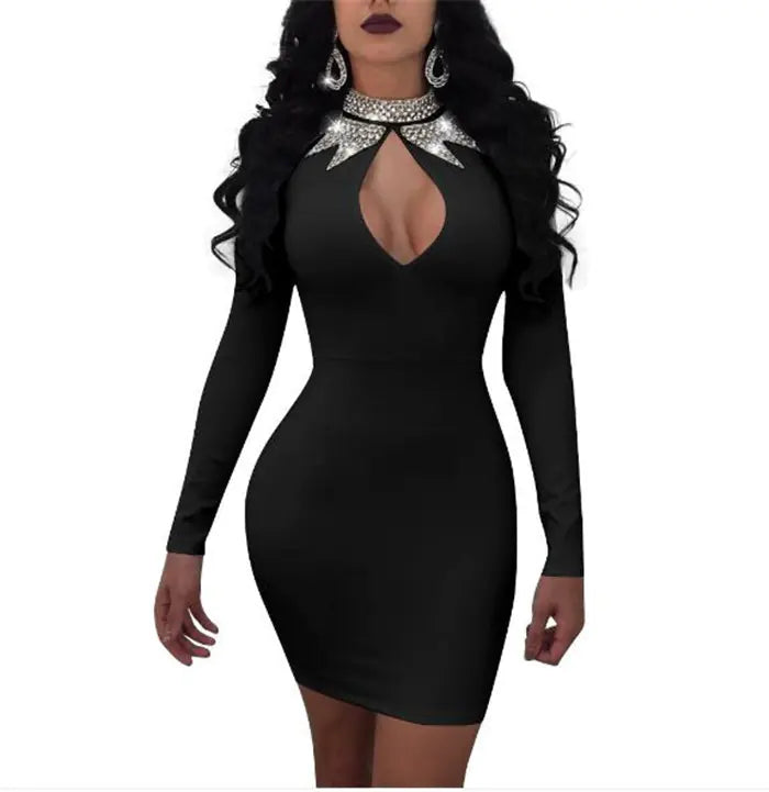 Amazon Women's Long Sleeve Club Dress (Sexy Style)