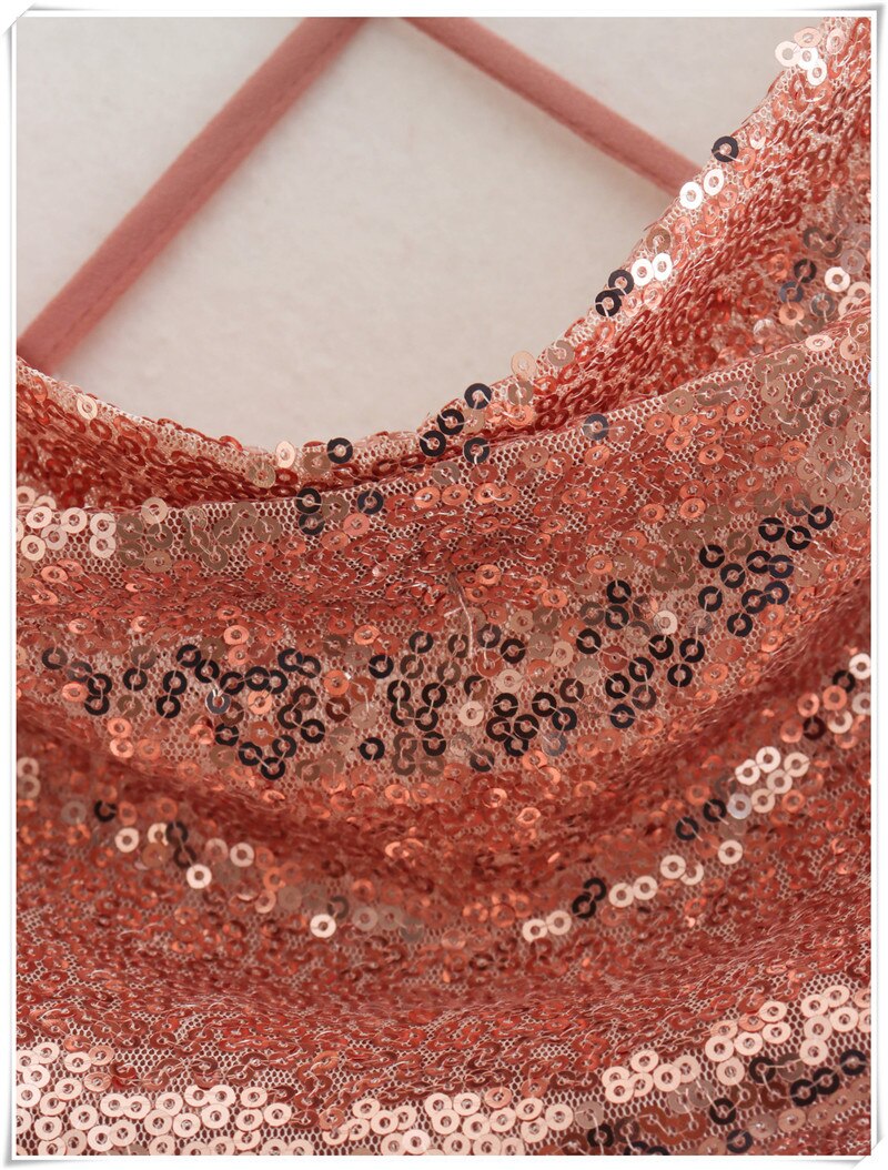 Golden Sequined  Women Dress