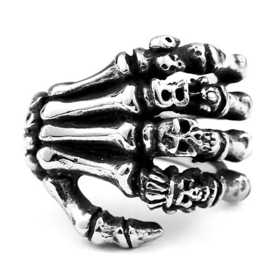 Punk Skull Stainless Steel Men's Ring - Unique Design