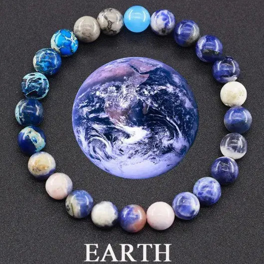 Fashion Jewelry Eight Planets Natural Stone Bracelet