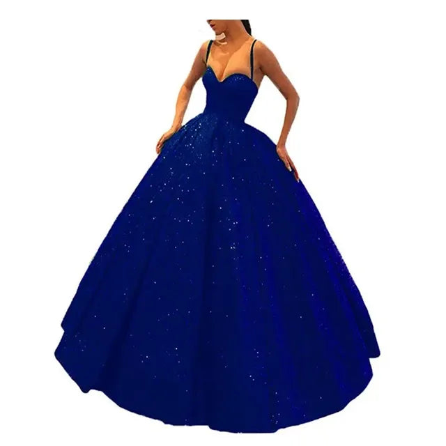 Backless Halter Dress with Shiny Pleated Skirt