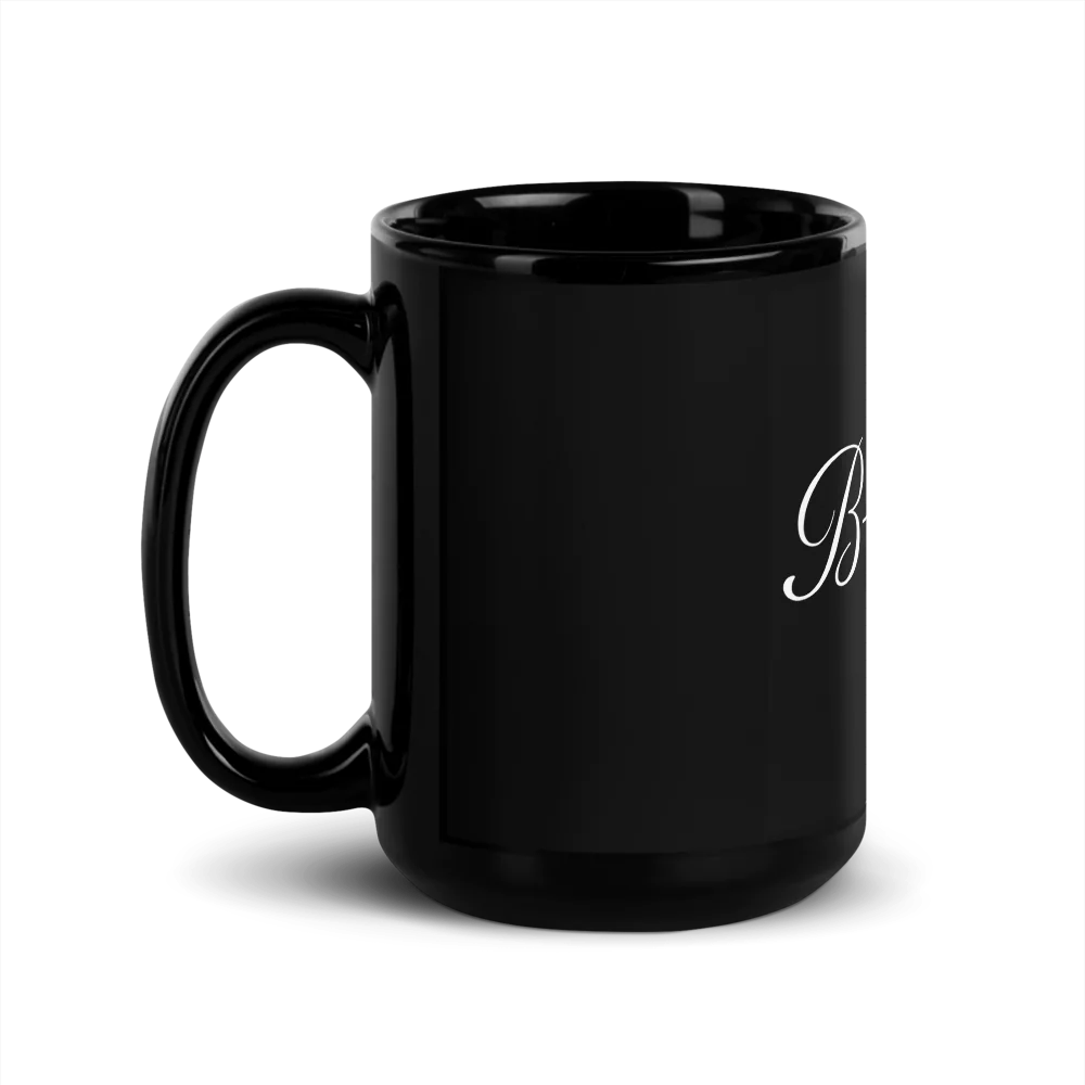 Black Glossy Mug