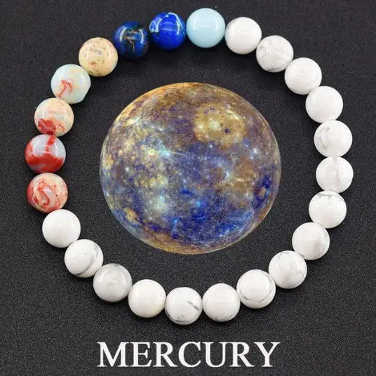 Fashion Jewelry Eight Planets Natural Stone Bracelet