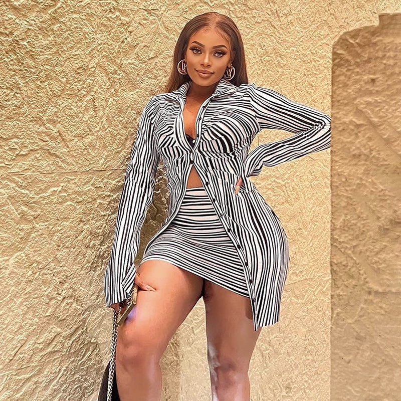 Kendra 2-Piece Blouse & Skirt