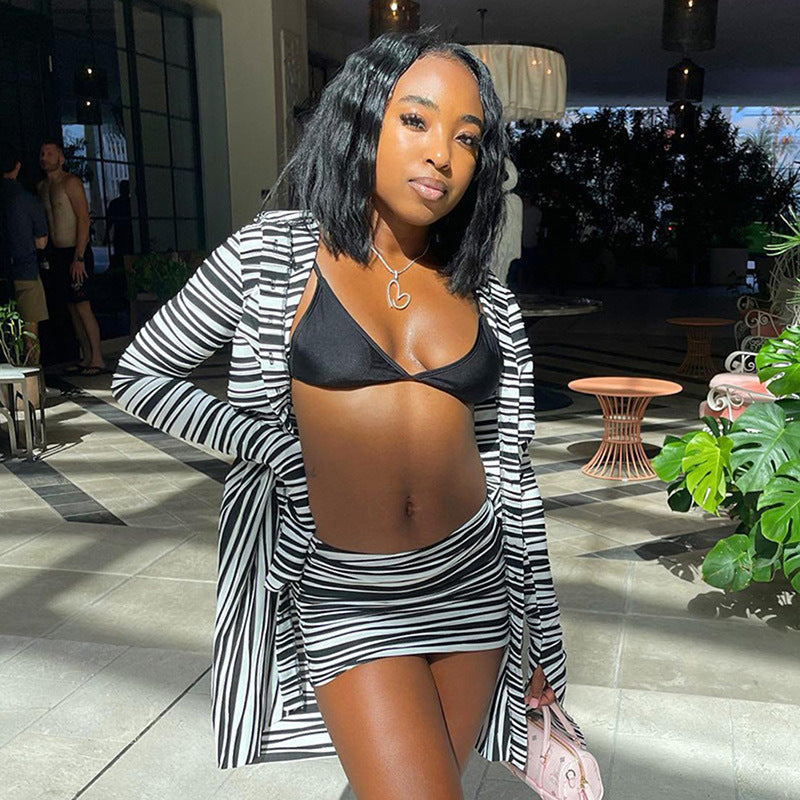 Kendra 2-Piece Blouse & Skirt